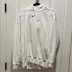 Nike White Pullover Hoodie